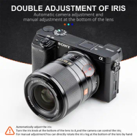 VILTROX 13mm 23mm 33mm 56mm F1.4 Sony Lens Auto Focus APS-C Compact Large Aperture Lens for Sony Lens E mount A7II Camera Lenses