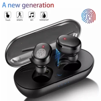 TWS Wireless Headphones Bluetooth Earphones Touch Control Sports Earbuds Microphone Works On All Smartphones Music Headset