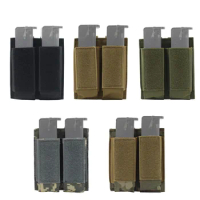 Tactical Molle 9mm Magazine Pouch Pistol Double Mag Pouch Holster For Glock M1911 92F Hunting Accessories