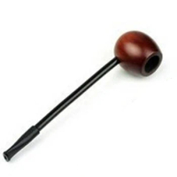 1 Pcs Practical Red Wood Smoking Pipes Accessories High Quality Handmade Wood Pipe Smoke Tool smoke pipe tobacco pipe
