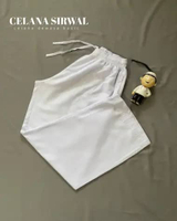 Sirwal Ghassan Sirwal Kantor Sirwal semi Formal Sirwal Sabilla Polos Putih M Putih