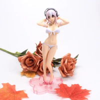 NEW 19CM Japan Anime Soniani -SUPER SONICO THE ANIMATION SUPERSONICO pvc Cake Decoration Decoration models gifts
