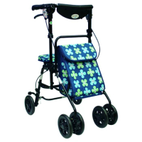 style hot sale large shopping bag trolley with wheels