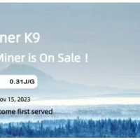 ShenZhen asic miner KAS The Wind Miner K9 10.3T crypto miner