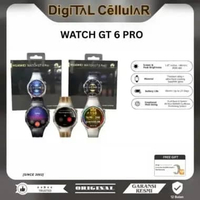 (DCG) HUAWEI Watch GT 6 Pro Series Smartwatch Garansi Resmi FREE ROUTER GT6 PRO BROWN