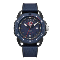 【LUMINOX 雷明時】ICE-SAR Arctic 冰島搜救隊聯名腕錶 瑞士錶(46mm 海軍藍 / 1053)