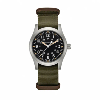 【HAMILTON 漢米爾頓旗艦館】陸戰系列腕錶42mm(手動上鍊 中性 織布NATO錶帶 H69529933)
