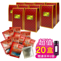 買一送一 好韻台灣茶 超值特惠組10盒 日月潭特級紅茶包-10包(3g±3% /包)贈濾茶杯-紫色乙個