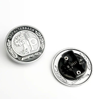 Suitable for Mercedes-Benz hood emblem, AMG body sticker, apple tree car emblem, flat emblem, horizo