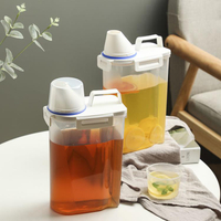 冷水壺 日式涼水壺家用大容量塑料耐高溫冰箱冷水壺夏季果汁檸檬水泡茶壺