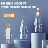 Pencil Tip Spare Nib Replacement Tip ABS Transparent Replacement Tip for Apple Pencil Gen 1/2 iPad Stylus Pen Spare Nib