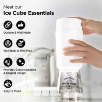 DUMO Cetakan Es Batu Gelas Putar Ice Cube Mold 10 Grid 3 Tray - UUFE44