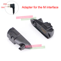 Walkie Talkie Audio Adapter For Baofeng BF-9700 UV-XR UV-5S UV5R-WP BF-R6 GT-3WP T-57 UV-9R For M Interface 2Pin Headset Port