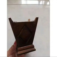 Mabkhara Kayu Ukir Arab – Tempat Bakar Bukhur Gaharu Klasik Estetik ukuran 11cm