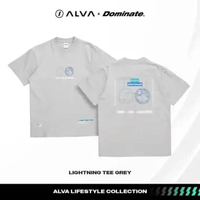 ALVA x Dominate - Lightning Tee Grey L