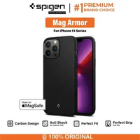 Case iPhone 13 Pro Max 13 Mini Spigen Mag Armor MagSafe Matte Casing Black,13 Pro Max