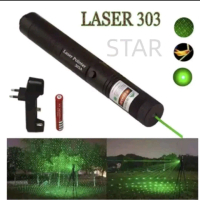 Green Laser Pointer / Laser Pointer Hijau 303 (Rechargeable)
