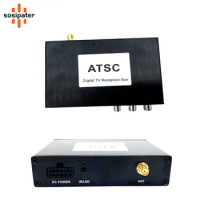 ATSC set-top box suitable for North American Digital TV receiver car TV box digital Car TV Tuner Receiver USA Canada Mexico