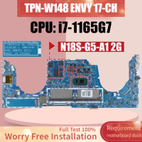 203036-1 For HP TPN-W148 ENVY 17-CH Laptop Motherboard i7-1165G7 N18S-G5-A1 2G M45794-601 Notebook Mainboard