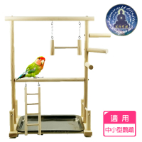 【寵物覺醒】鸚鵡歡樂桌上遊樂場站棍站架站台(Tropical Planet/熱帶星球/鸚鵡用品/鳥)
