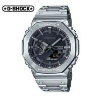 Brand G-SHOCK GM-B2100 Watches for Men Quartz Casual Fashion Multi-functional Shockproof Dual Display Stainless Steel Man Watch