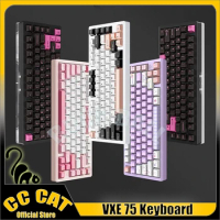 VGN VXE75 Mechanical Keyboard Gaming Keyboards 3 Mode USB/2.4G/Bluetooth Wireless Keyboard Aluminum Custom RGB Backlit Hot Swap