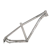 Free Shipping Thru-axle 12-142mm Titanium alloy mountain bike frame 27.5 29er aero-grade mtb Bicycle Frames