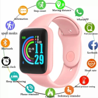 Smart Watch Men Blood Pressure Waterproof Smartwatch Women Heart Rate Monitor Fitness Tracker Sports Kids Watch For Android IOS