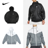 NIKE 耐吉 Nike Sportswear Windrunner 防風連帽外套 黑DA0002-010/灰白DA0002-084