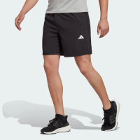 【adidas 愛迪達】ESSENTIALS 運動短褲(IC6976 男款運動褲 專業運動訓練短褲 吸濕排汗 黑)