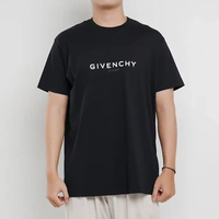 Kaos GIVENCHY PARIS REVERSE WHITE GREY BLACK TSHIRT 100% ORIGINAL Size XL