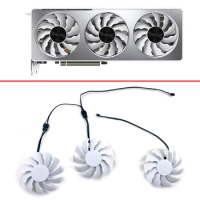 Cooling Fan 82MM 4PIN T128015SU for Gigabyte GeForce RTX 3070 VISION OC 8G RTX 3060 Ti VISION OC 8G LHR video card fans