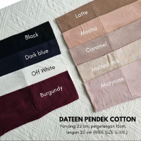 DATEEN PENDEK COTTON ORGANIK HANDSOCKS SARUNG LENGAN TANGAN MUSLIMAH HAND SOCK HANDSOCK