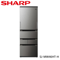 SHARP夏普 457L一級能效自動除菌智慧左右開任意門變頻冰箱-尊爵灰(SJ-MW46HT-H)