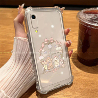เคสโทรศัพท์สำหรับ Huawei Y6 Pro 2019/Y6S/Y6 2019 เคสนิ่มกันกระแทกที่มุมทั้งสี่ กันน้ำ ลายหมีน่ารักพร