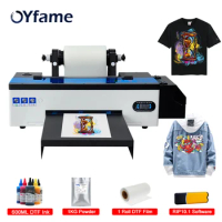 OYfame R1390 DTF Printer A3 DTF heat Transfer Film Printer A3 DTF Printer tshirt Printing Machine t-shirt clothes garment print