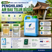 Obat Penghilang air bau telur busuk di Air Sumur Bor, Resapan dan Gali