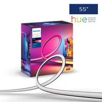 飛利浦hue智能燈帶55寸電視智能燈條Smart Light strip黃白色光和彩色光