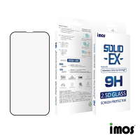 iMos iPhone13 mini 5.4吋 點膠2.5D窄黑邊玻璃 美商康寧公司授權(AG2bC)