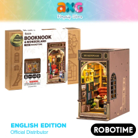 Robotime Rolife Bookstore DIY Book Nook Shelf Insert Puzzles (TGB07) Shakespeare and Company Book No