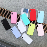 100PCS Ultra-thin Candy Color Case For iPhone 7 8 case Silicon TPU Soft Phone Back Cover for Apple iPhone 7 8 Plus