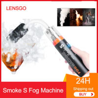 LENSGO Fog Machine Smoke S 30W Portable Fog Machine Dry Ice Smoke Machine Photography Effects Smoke Machine for Film Productions