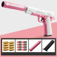 Shell Ejection Toy Gun For Girls Boys Glock Soft Bullet Guns Dropshipping Gifts