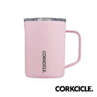 美國CORKCICLE Classic系列三層真空咖啡杯475ml-玫瑰石英粉 COR-CC0204002A