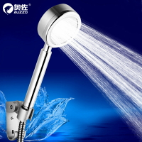 太空鋁淋浴花灑噴頭軟管套裝增壓手噴熱水器淋雨蓮蓬頭全金屬節水