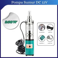 Pompa Air Celup DC 12V Submersible Pump DC 30 Meter Pompa Air Sumur 3 Inch Pompa Tanam Tenaga Aki So