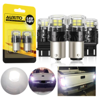 2Pcs Canbus Car Light LED 1156 1157 T20 7443 7440 S25 3156 3157 LED Bulb Super Bright Reversing Parking DRL 12V Auto Lamp 6500K