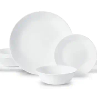 Corelle®- Winter Frost White, Round 12-Piece Dinnerware Set