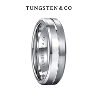 Brushed & Bright Silver Tungsten Ring - 6mm | Wedding Band | Comfort Fit | Modern Ring | Fashion Rin
