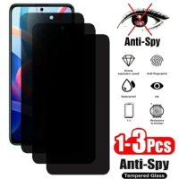1-3Pcs Privacy Tempereed Glass Screen Protector for Xiaomi Mi 10i 10 Lite Zoom 9i 9T K40 9C NFC Note 9 Pro Max 10X 5G Anti-Spy